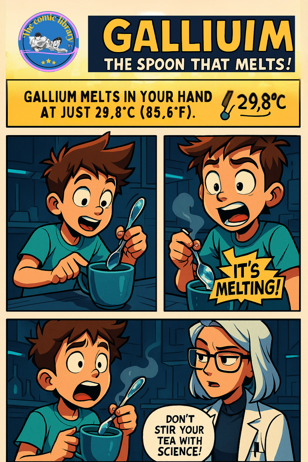 Gallium The spoon that melts!